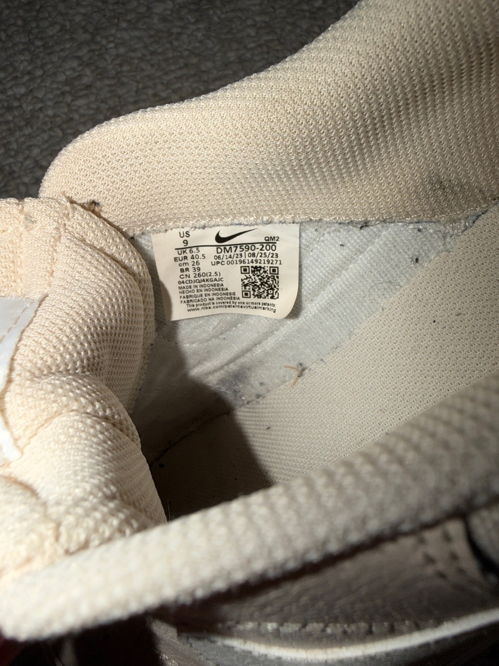 Nike Court Legacy Lift Women’s Pearl White Phantom - Picture 6 of 8
